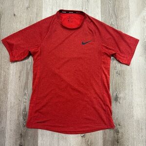 Nike Pro Men's Red Dri-FIT Shirt Medium